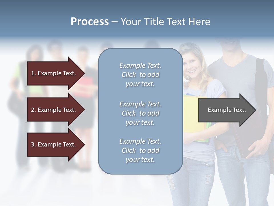 Woman Young Boy PowerPoint Template