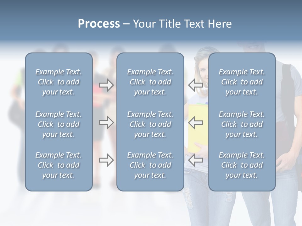 Woman Young Boy PowerPoint Template