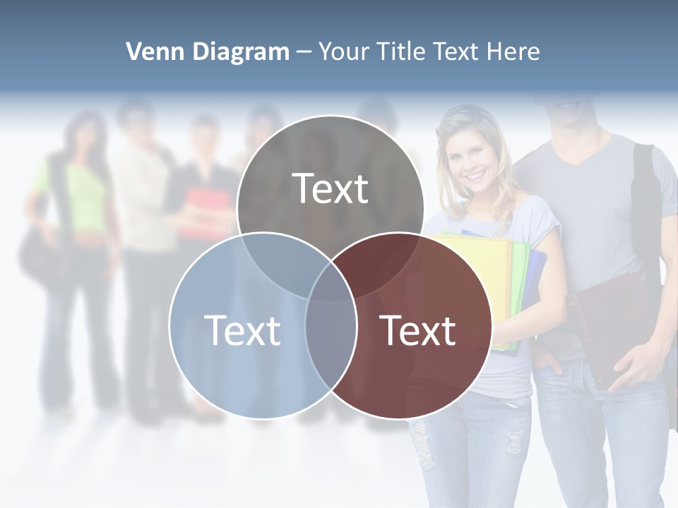 Woman Young Boy PowerPoint Template