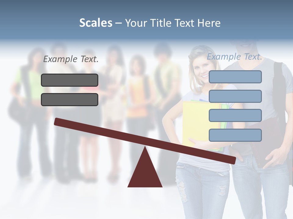 Woman Young Boy PowerPoint Template