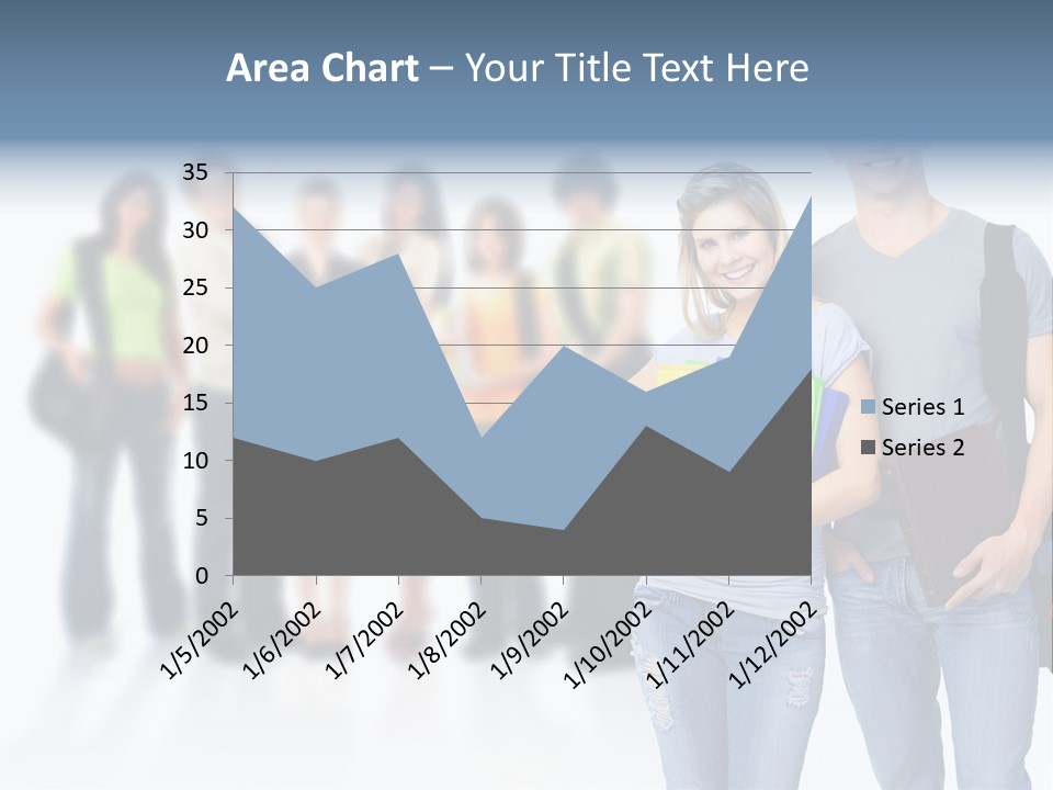 Woman Young Boy PowerPoint Template