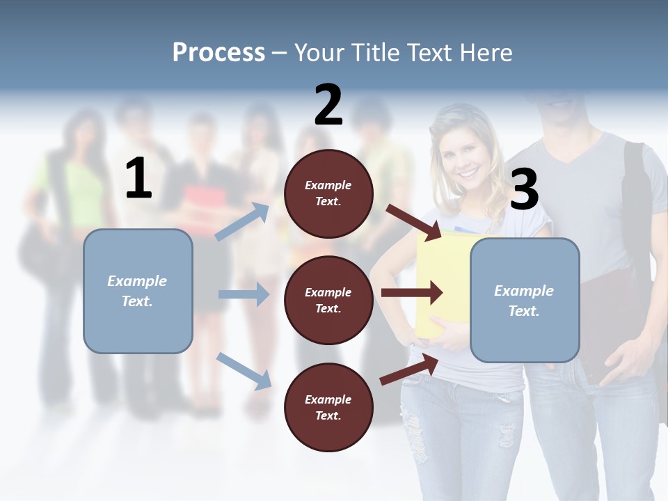 Woman Young Boy PowerPoint Template