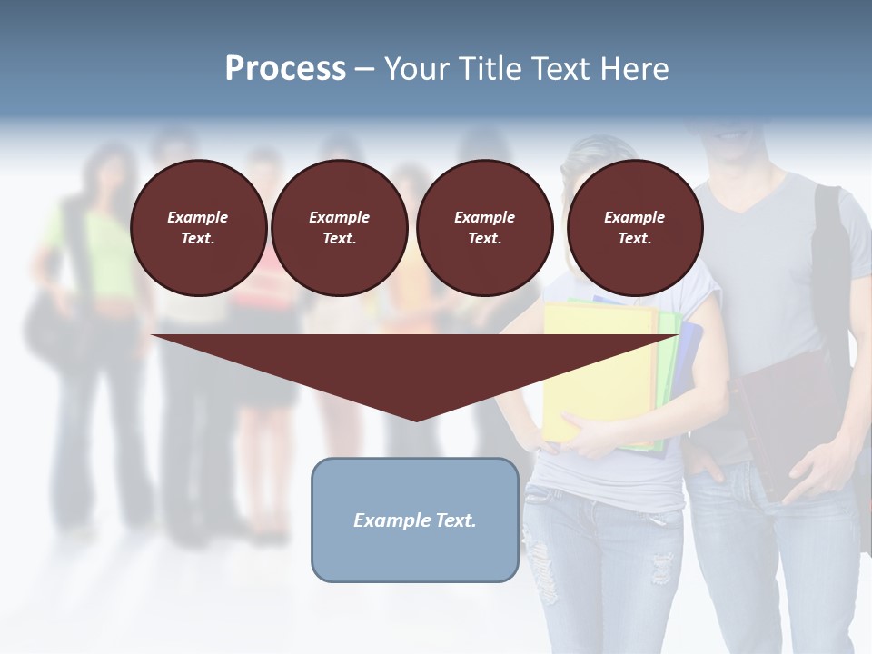 Woman Young Boy PowerPoint Template