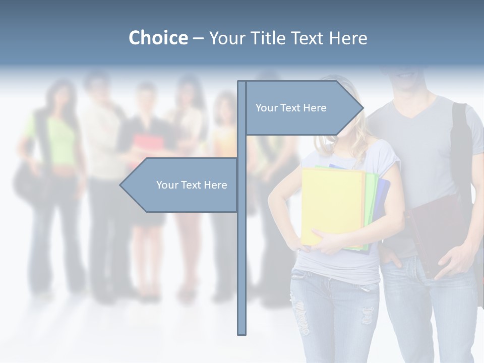 Woman Young Boy PowerPoint Template