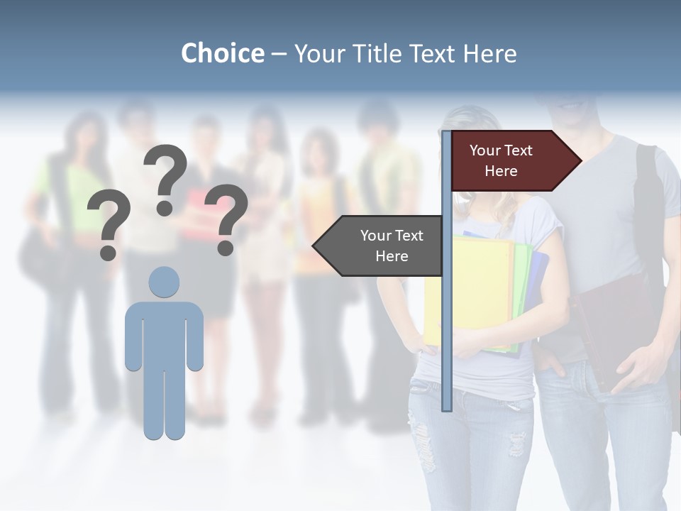 Woman Young Boy PowerPoint Template