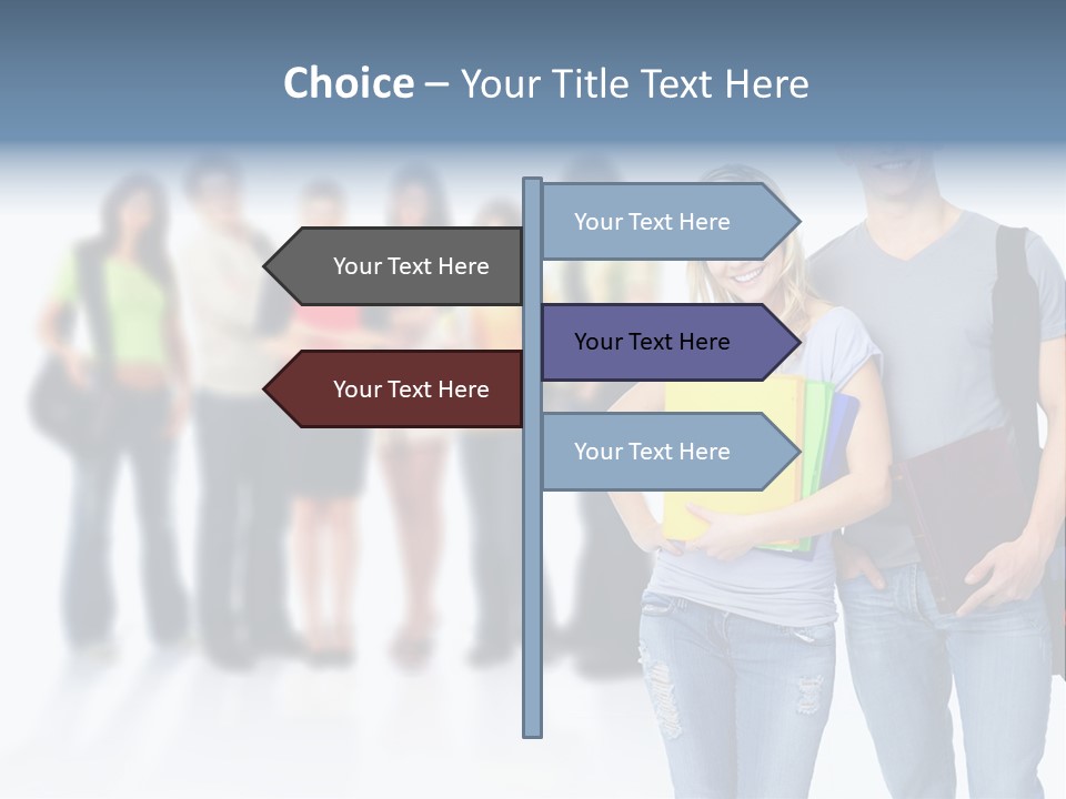 Woman Young Boy PowerPoint Template