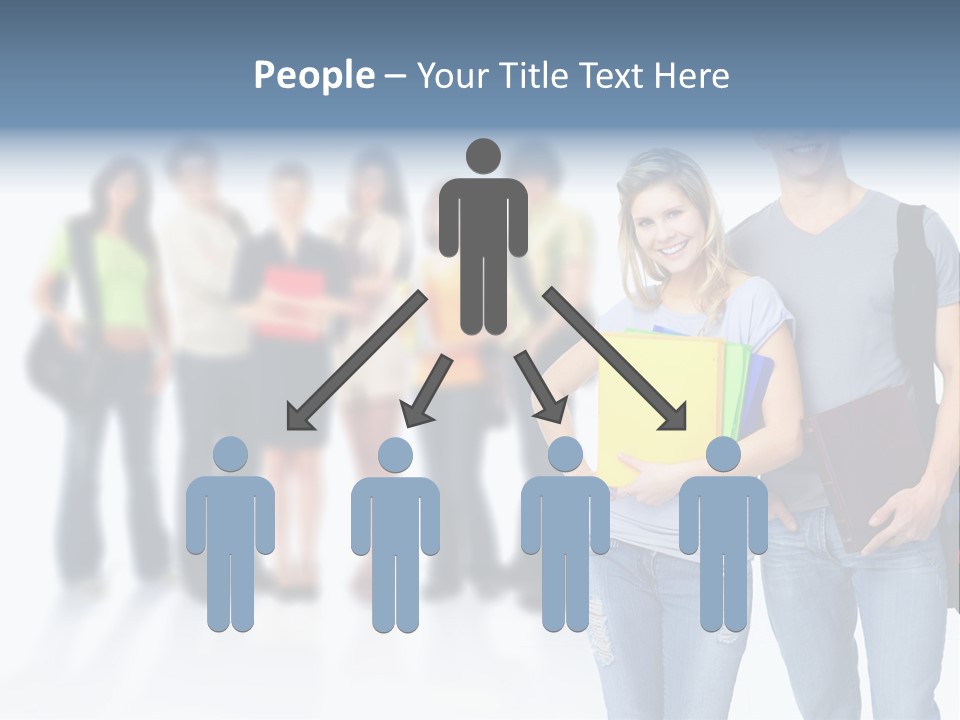 Woman Young Boy PowerPoint Template