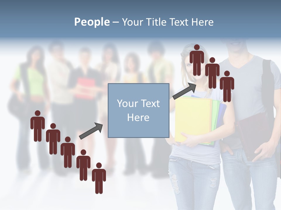 Woman Young Boy PowerPoint Template