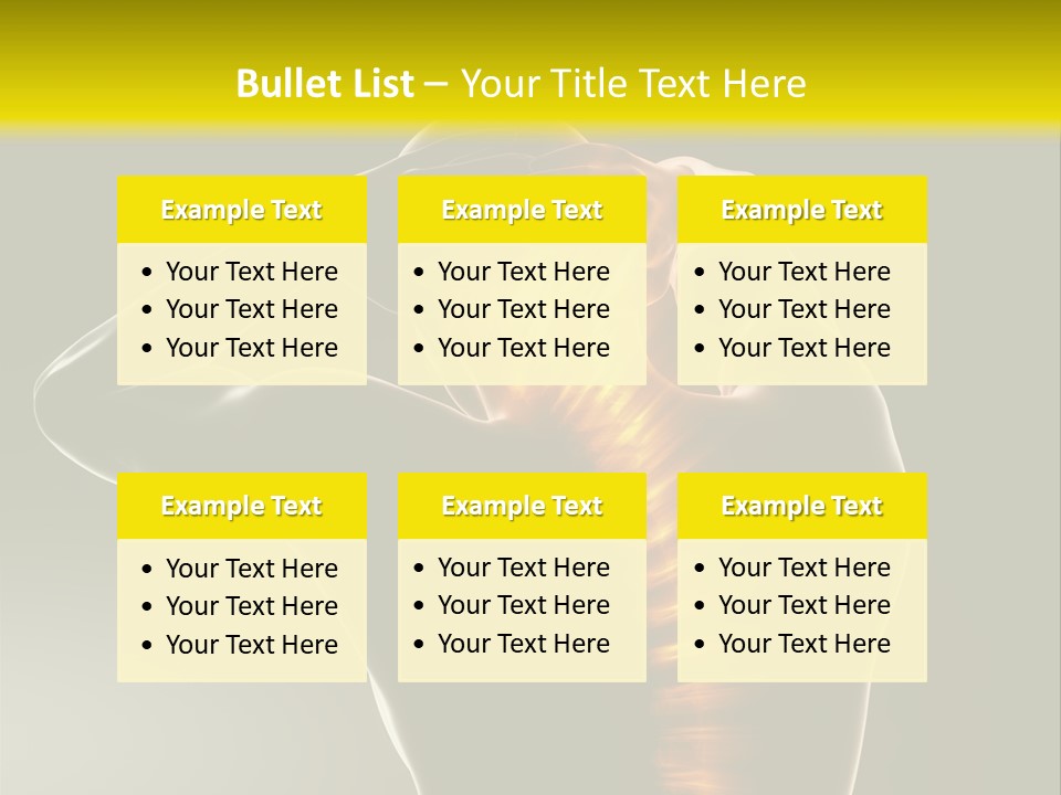 Medicine Back Medical PowerPoint Template