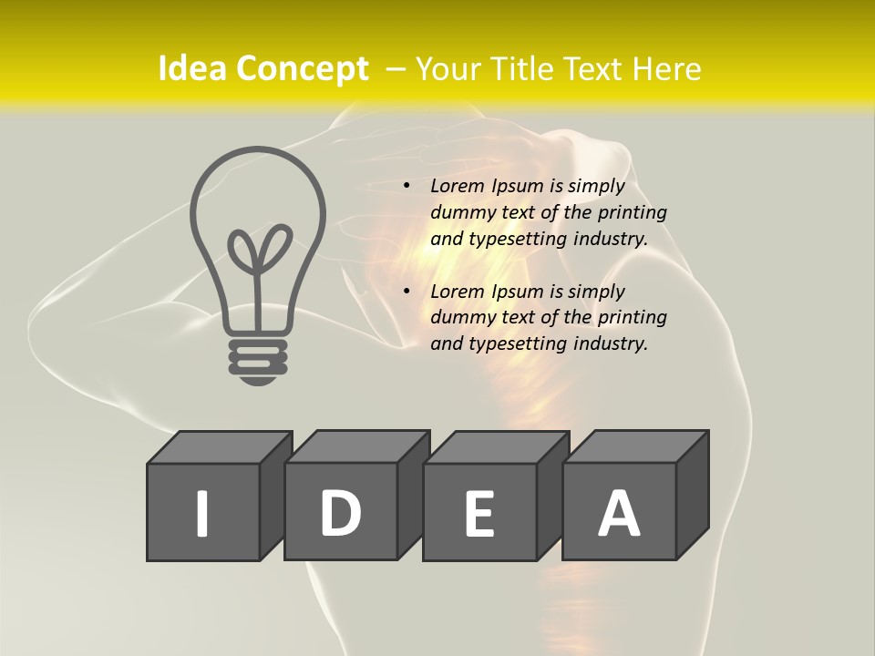 Medicine Back Medical PowerPoint Template