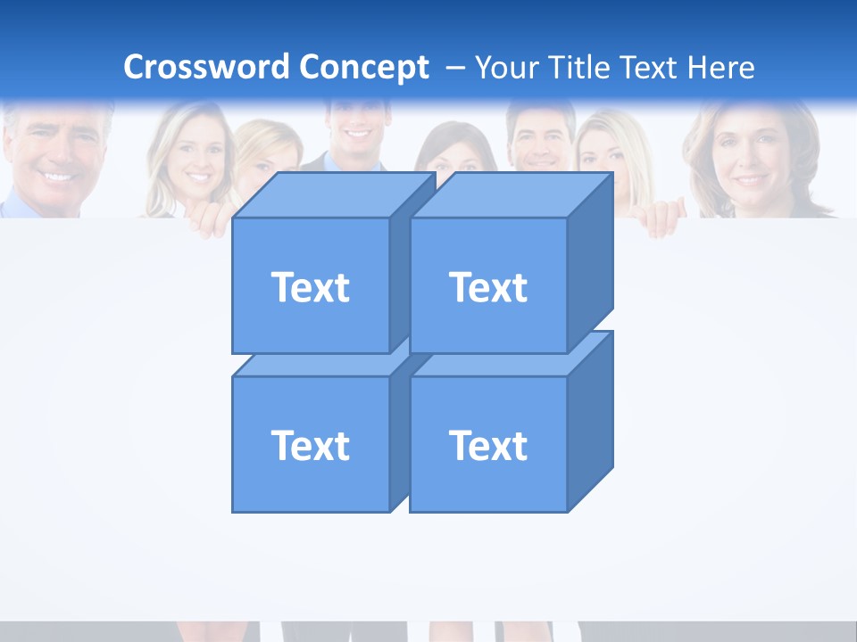 Advertising Woman Isolate PowerPoint Template