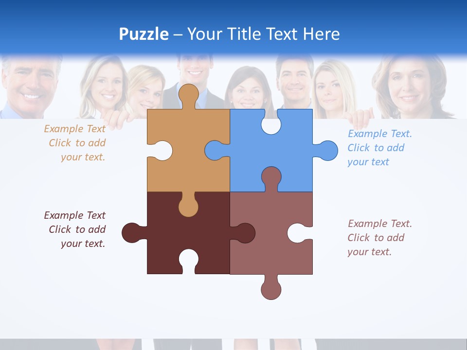 Advertising Woman Isolate PowerPoint Template