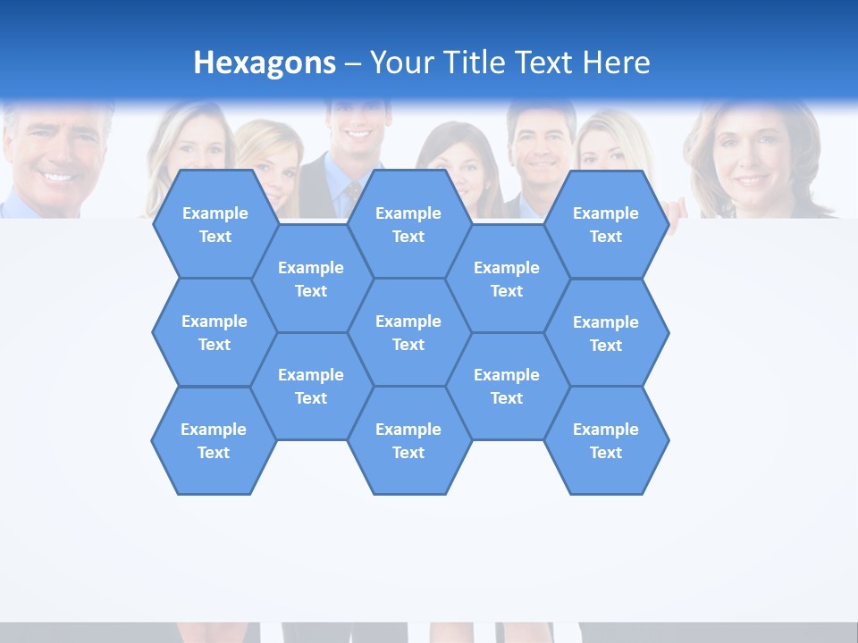 Advertising Woman Isolate PowerPoint Template