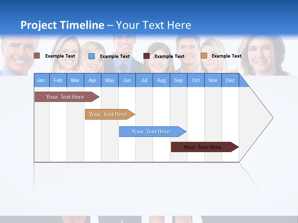 Advertising Woman Isolate PowerPoint Template