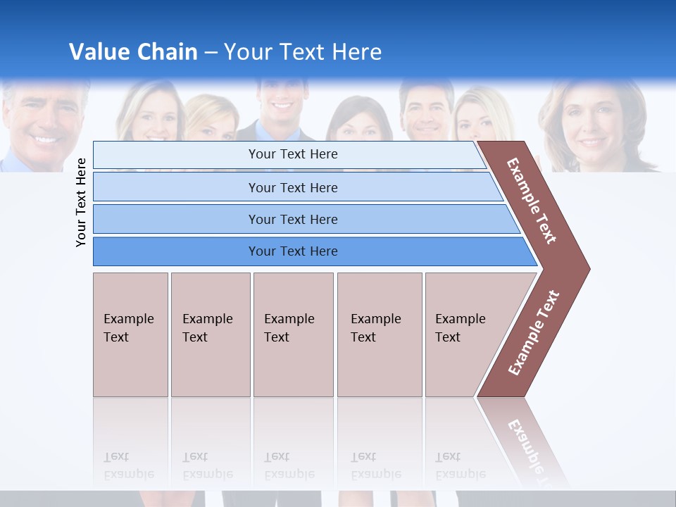 Advertising Woman Isolate PowerPoint Template
