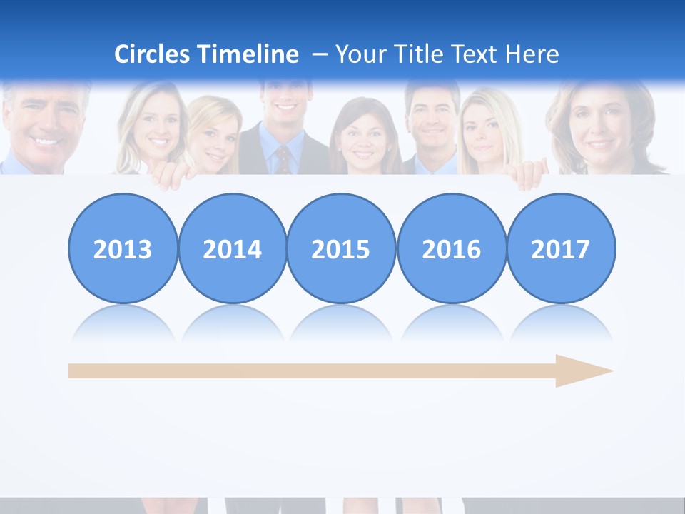 Advertising Woman Isolate PowerPoint Template