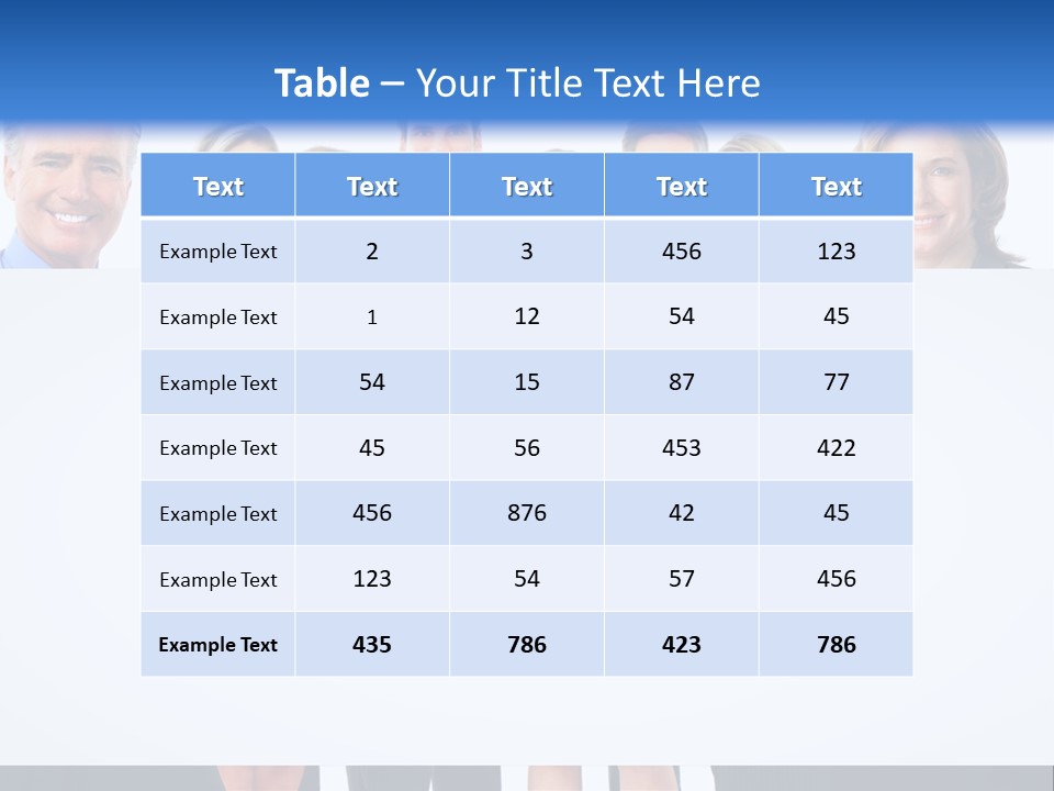 Advertising Woman Isolate PowerPoint Template