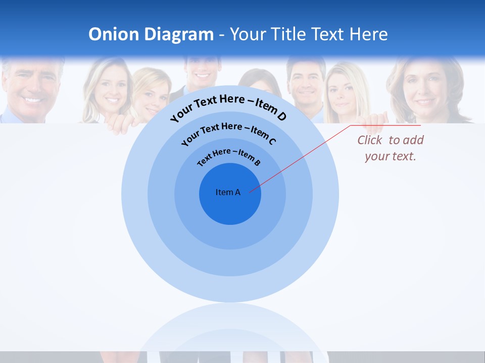 Advertising Woman Isolate PowerPoint Template