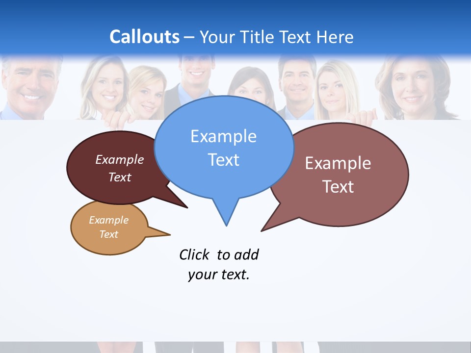 Advertising Woman Isolate PowerPoint Template