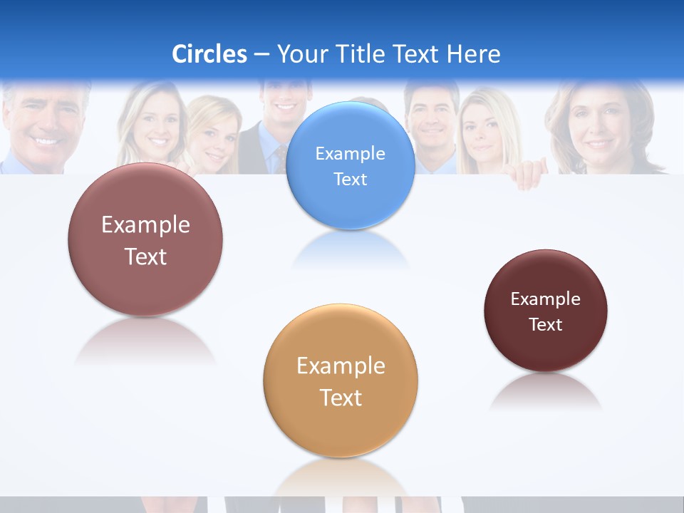 Advertising Woman Isolate PowerPoint Template