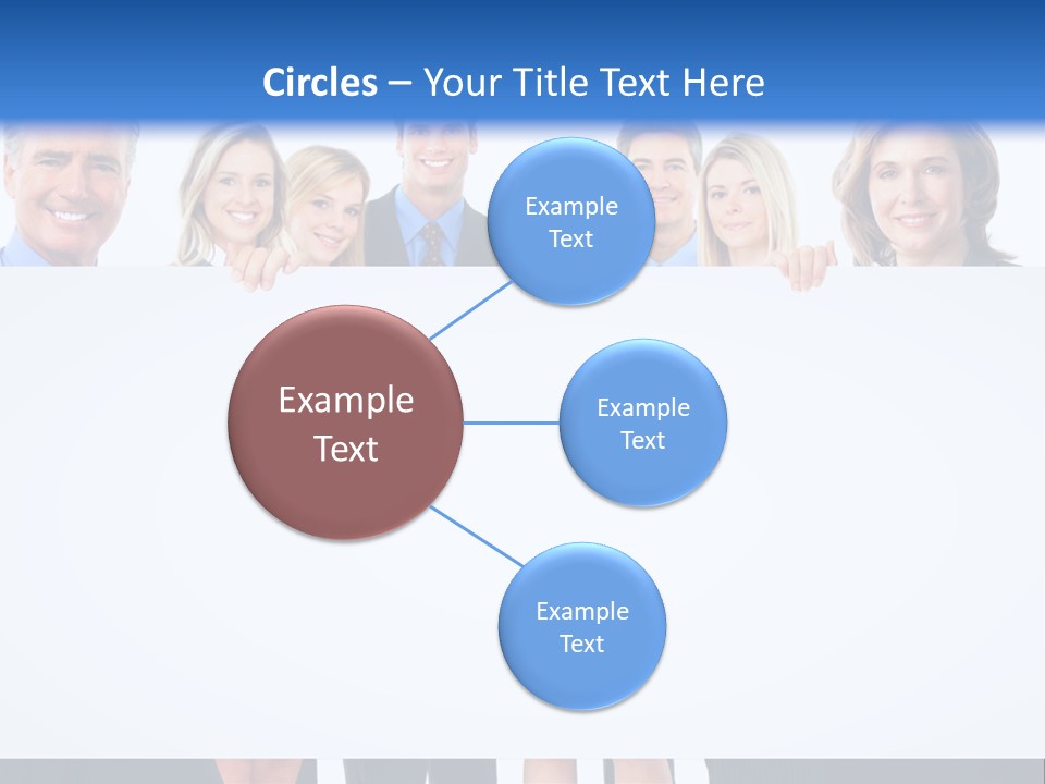 Advertising Woman Isolate PowerPoint Template