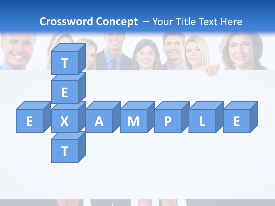 Advertising Woman Isolate PowerPoint Template