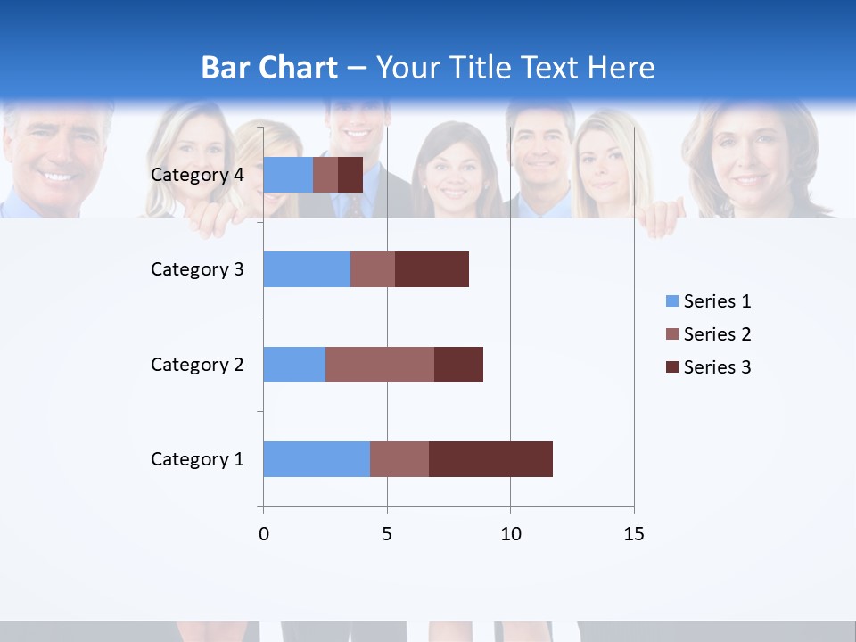 Advertising Woman Isolate PowerPoint Template