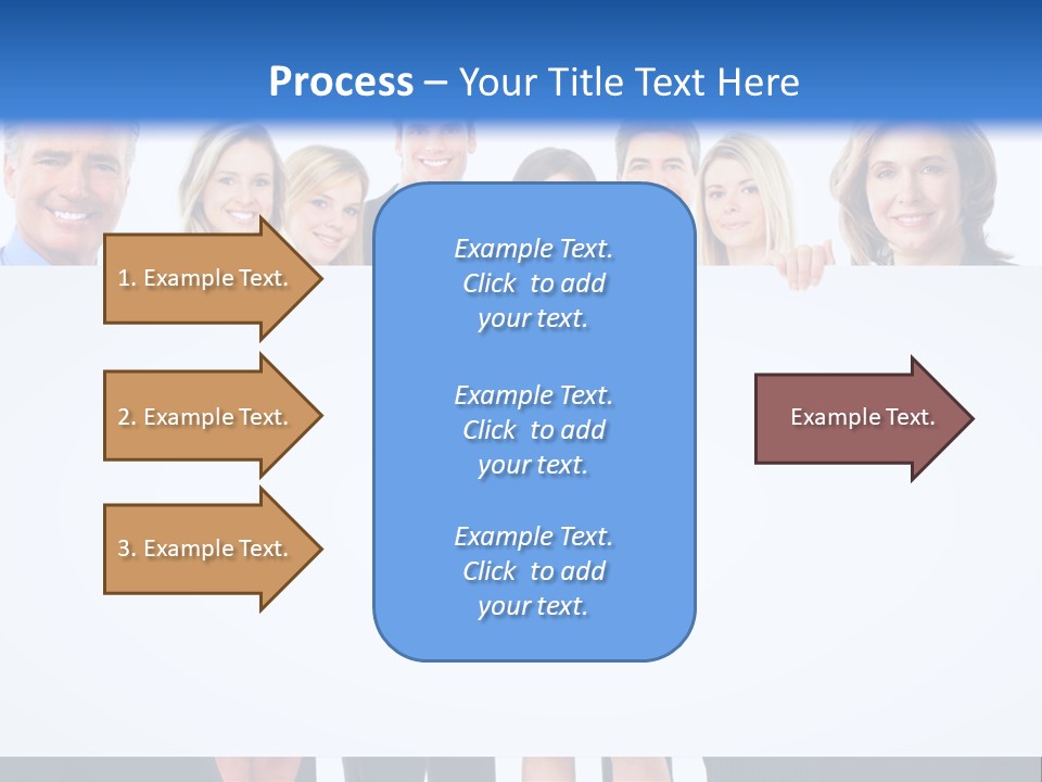 Advertising Woman Isolate PowerPoint Template