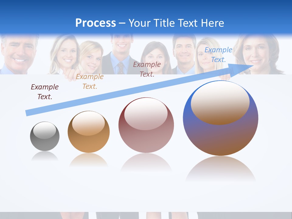 Advertising Woman Isolate PowerPoint Template
