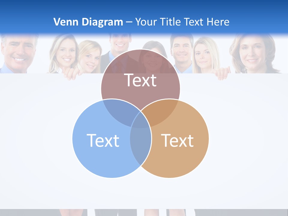 Advertising Woman Isolate PowerPoint Template