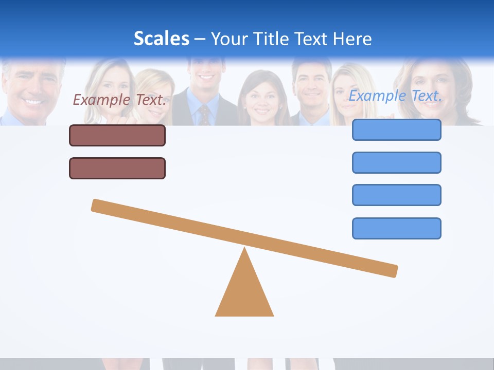 Advertising Woman Isolate PowerPoint Template