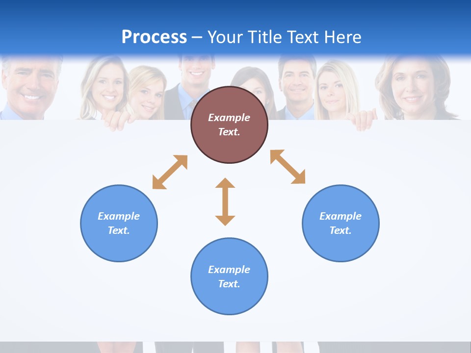 Advertising Woman Isolate PowerPoint Template