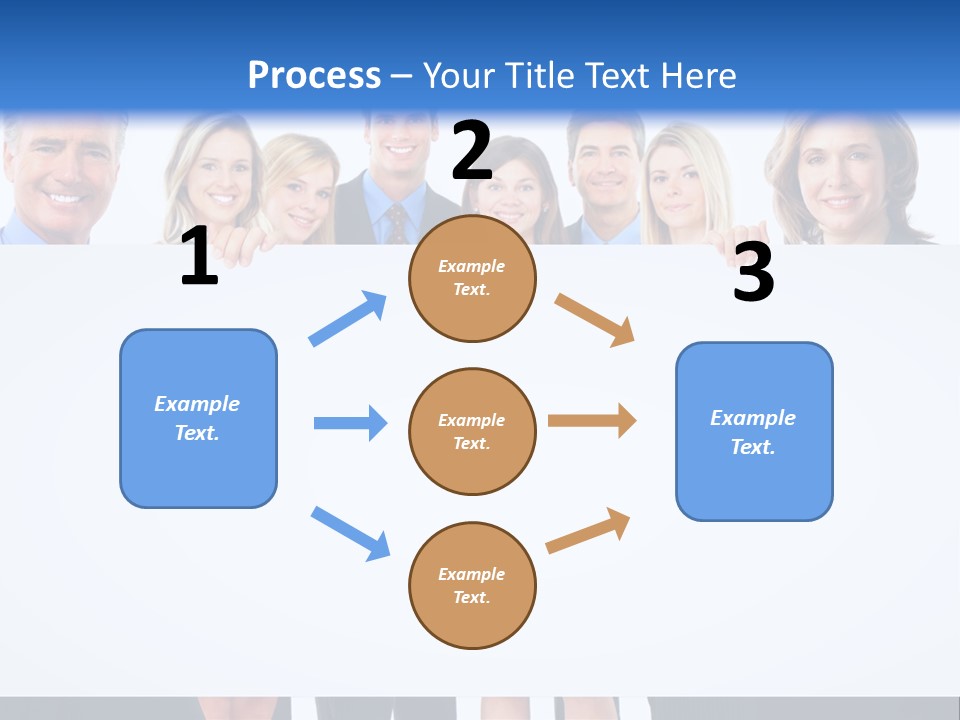 Advertising Woman Isolate PowerPoint Template