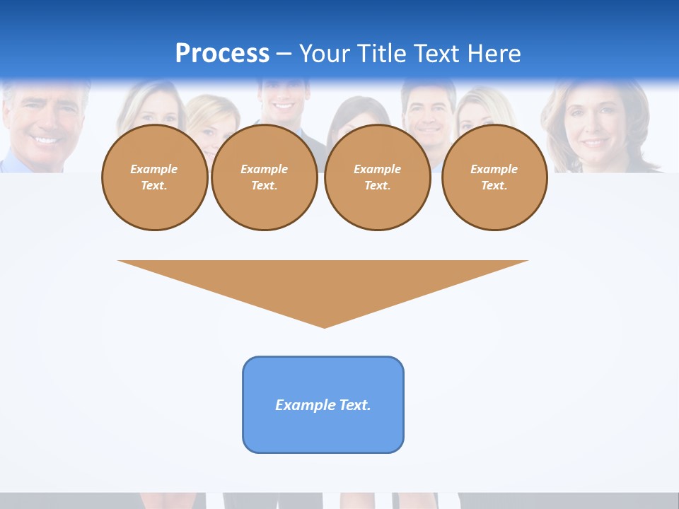 Advertising Woman Isolate PowerPoint Template