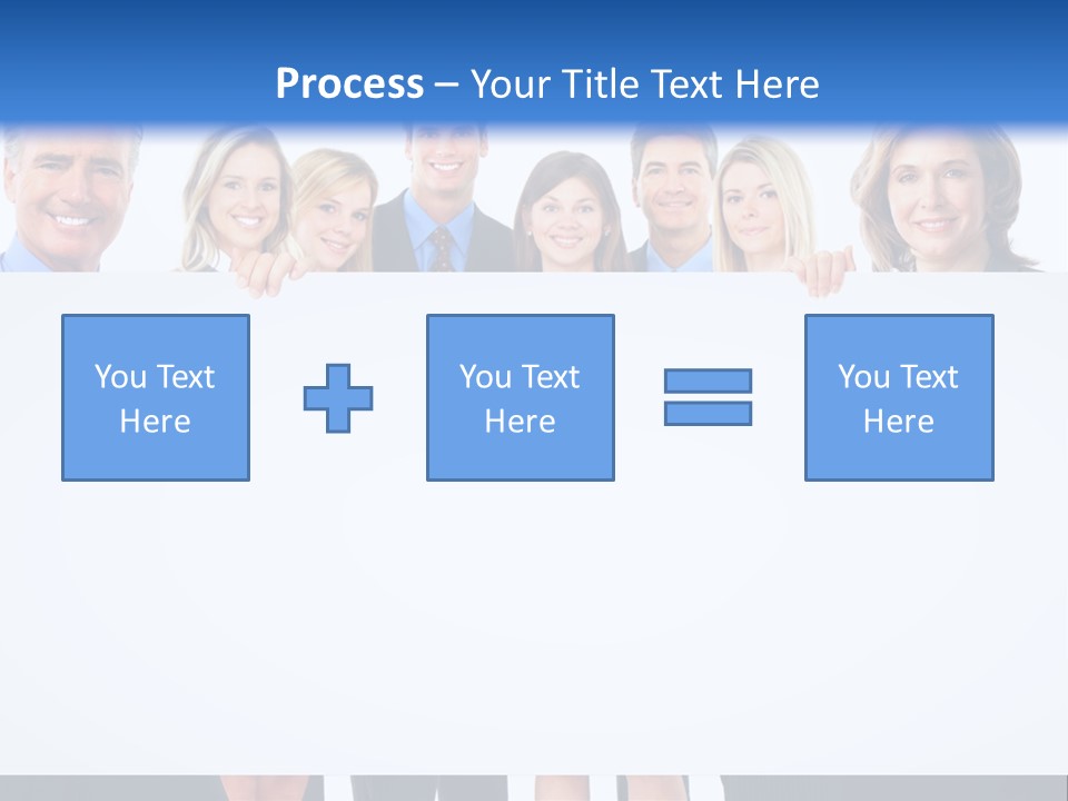 Advertising Woman Isolate PowerPoint Template