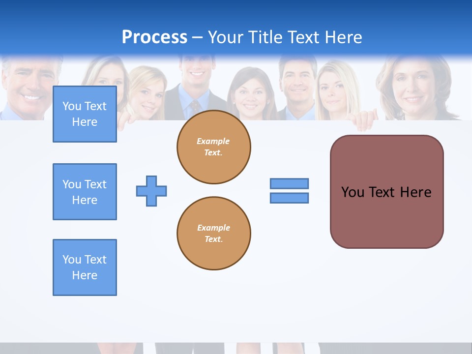 Advertising Woman Isolate PowerPoint Template