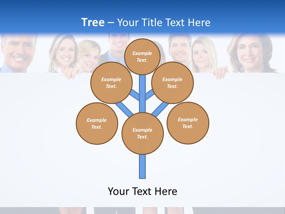 Advertising Woman Isolate PowerPoint Template