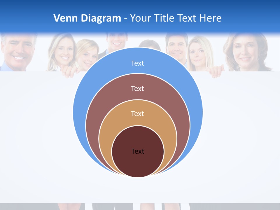 Advertising Woman Isolate PowerPoint Template