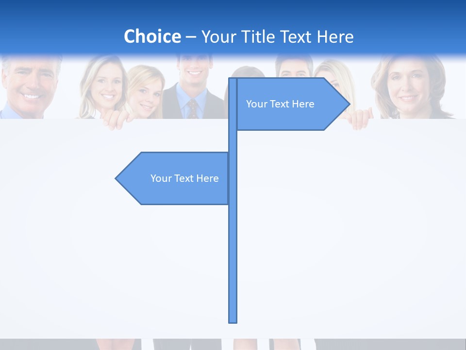 Advertising Woman Isolate PowerPoint Template