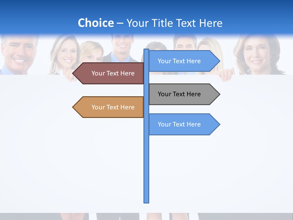 Advertising Woman Isolate PowerPoint Template