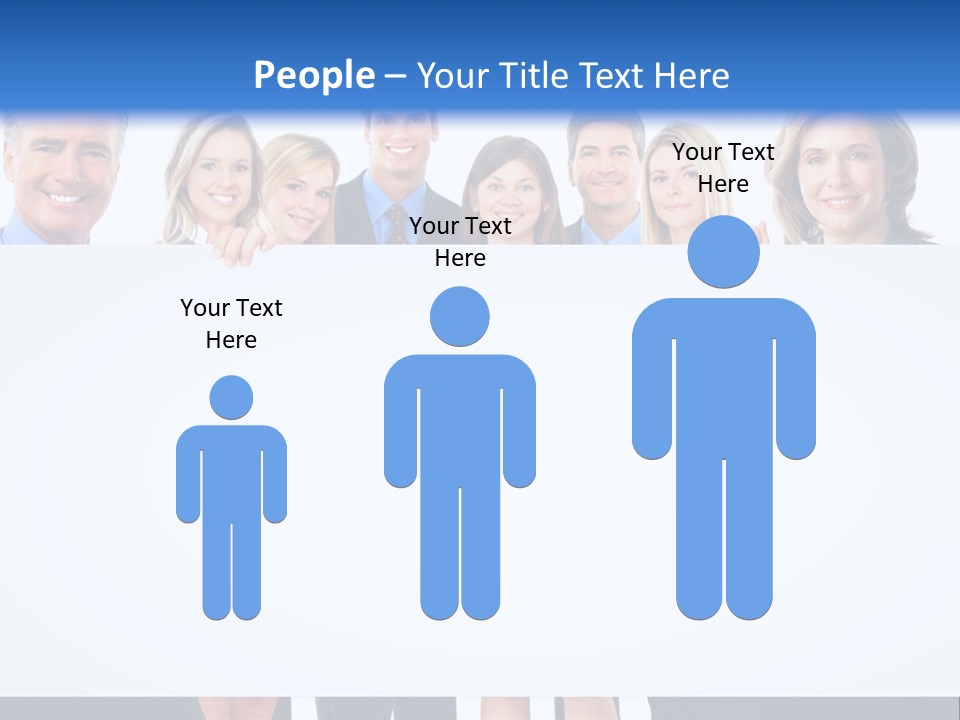 Advertising Woman Isolate PowerPoint Template