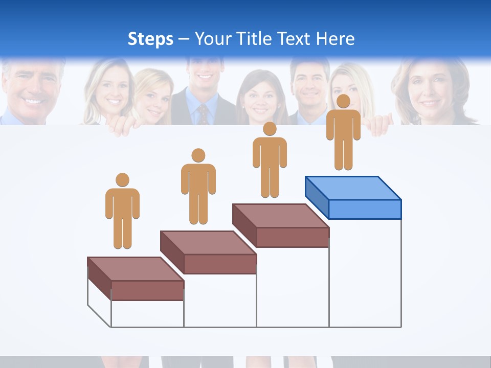 Advertising Woman Isolate PowerPoint Template