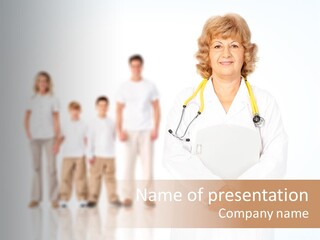 Healthy Smile Mother PowerPoint Template
