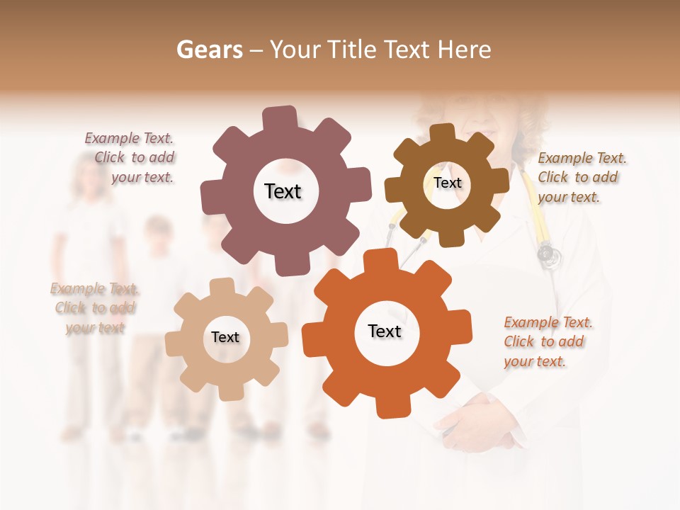 Healthy Smile Mother PowerPoint Template