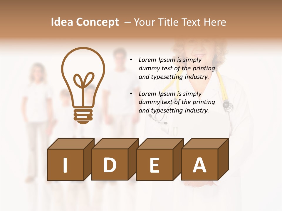 Healthy Smile Mother PowerPoint Template