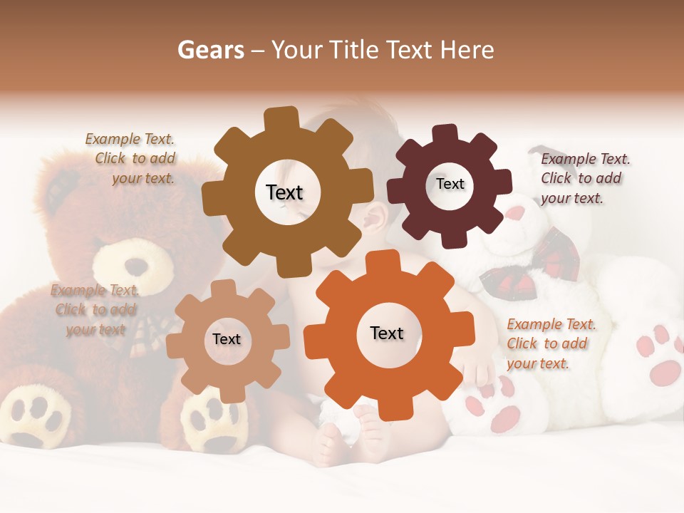 Infant Smile Face PowerPoint Template