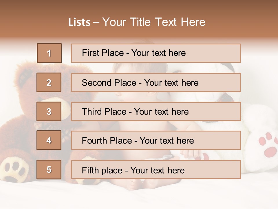 Infant Smile Face PowerPoint Template