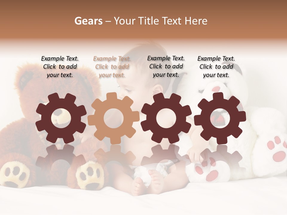 Infant Smile Face PowerPoint Template