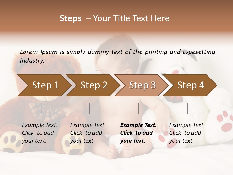 Infant Smile Face PowerPoint Template