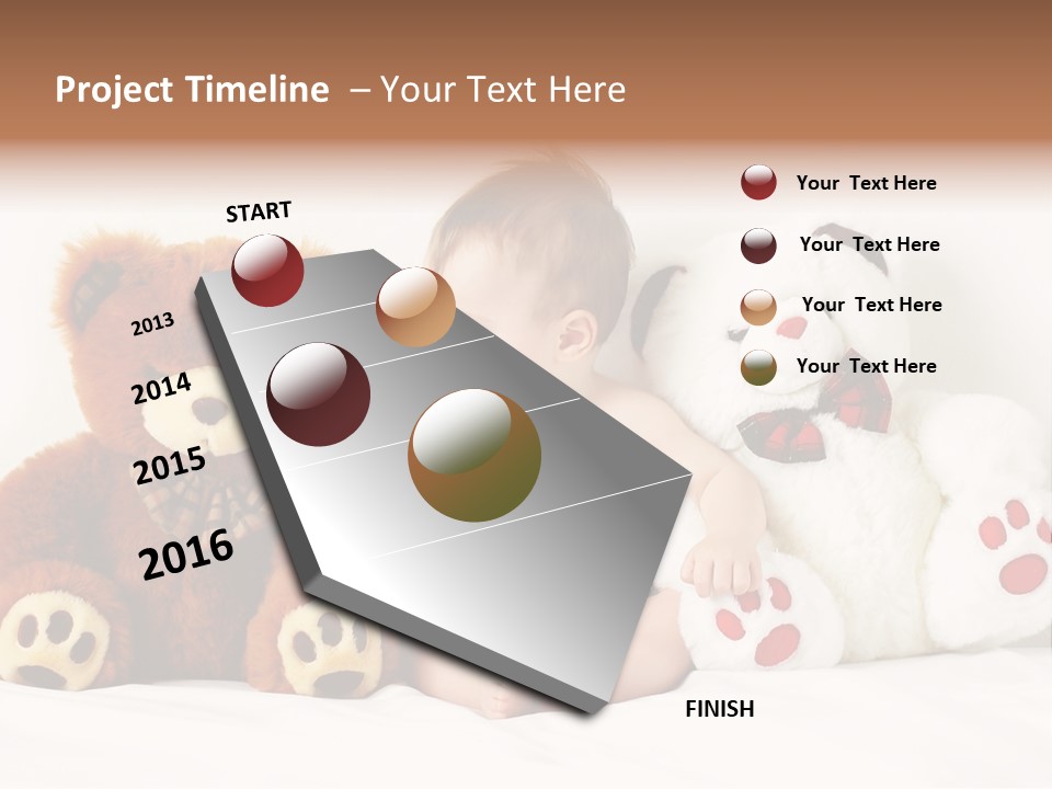 Infant Smile Face PowerPoint Template